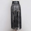 Carla  Pu Leather Long Tassel Belt