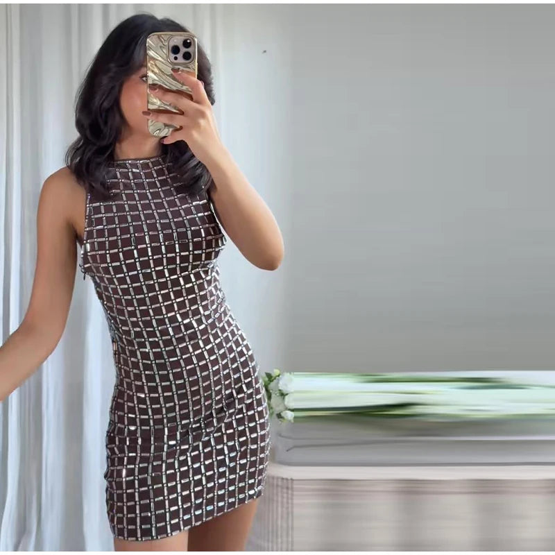 Edwina Rhinestone Dress