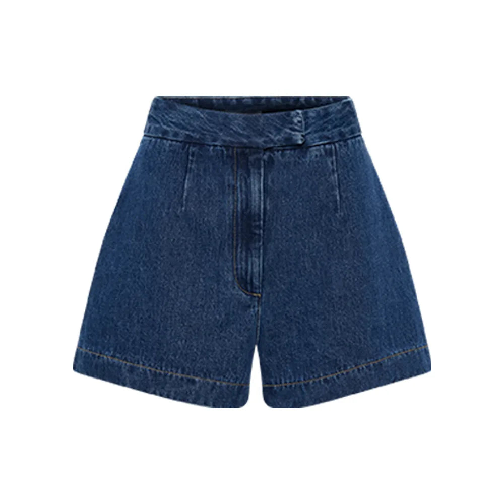 Summer Denim Two Piece Set