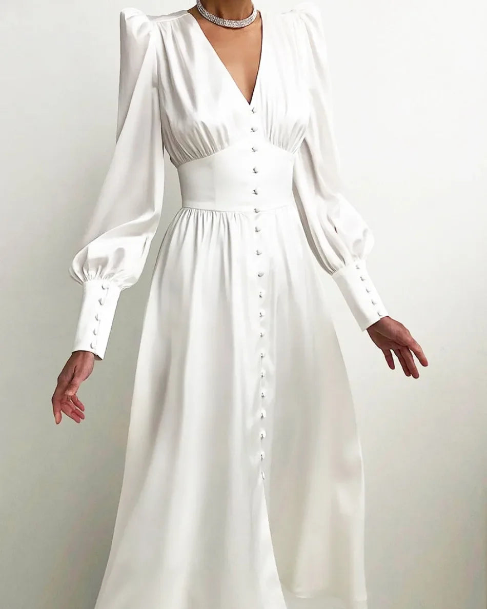 Khalesia Single Breasted  Dress