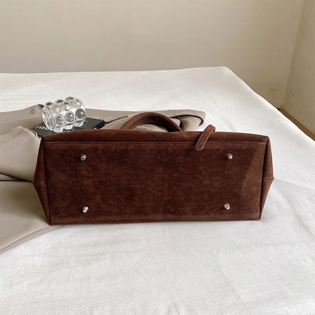 Suede Handbag
