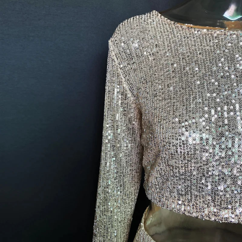 MARICIA Sequin Skirt