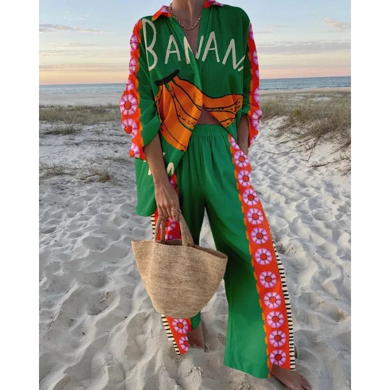 Alan Print Two Piece Set