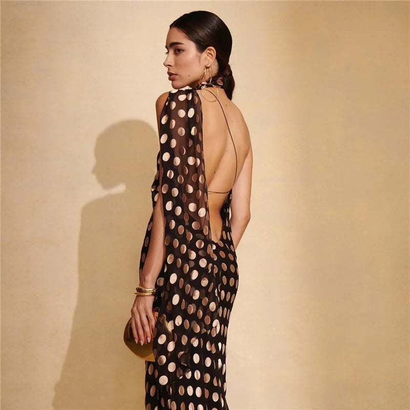 Edru Maxi Dress Sleeveless Backless