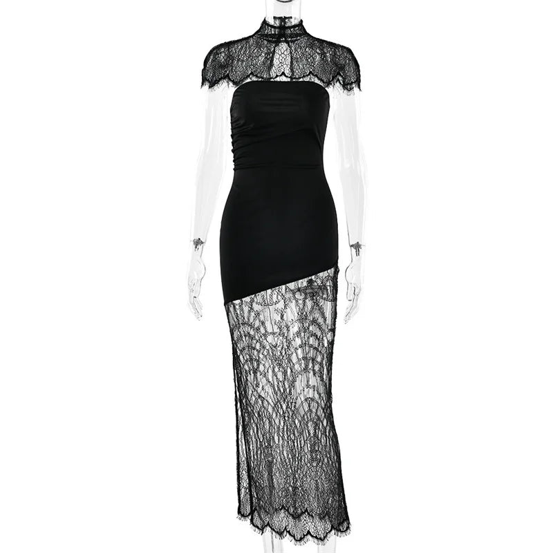 Ursula Lace Backless Mini Dress
