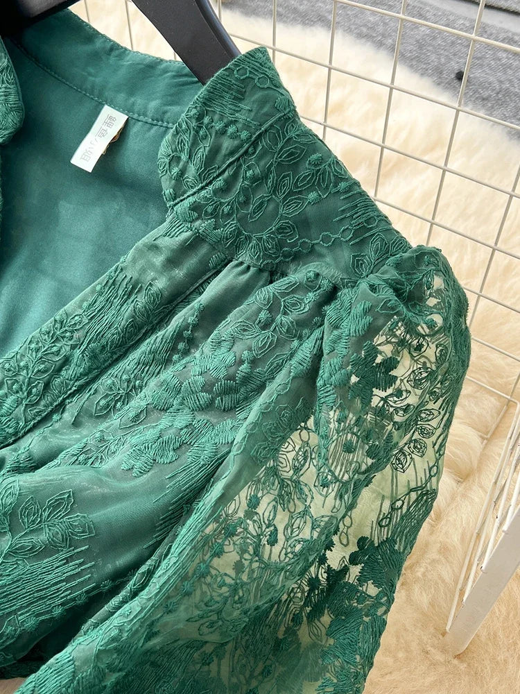 French  Embroidery Dress