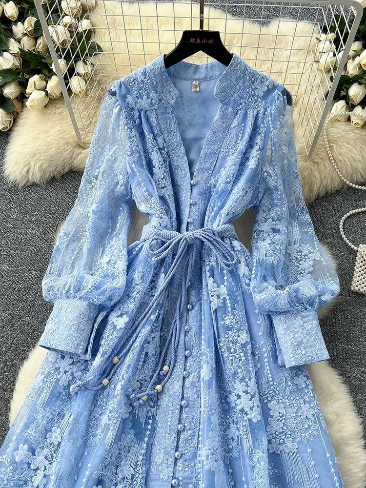 French  Embroidery Dress