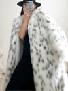 Zalina Faux Fox Fur Coat