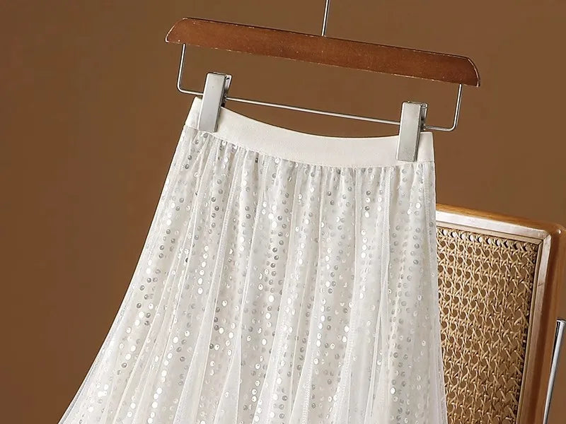 Mona Sequin Skirt