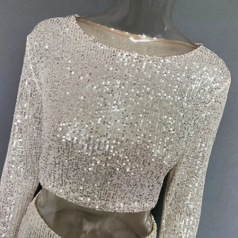 MARICIA Sequin Skirt