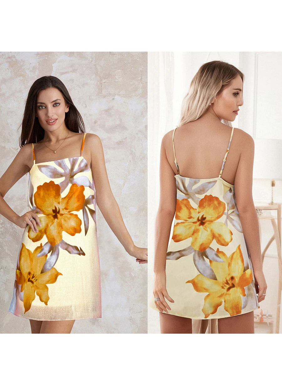 Jaicy Floral Print Mini Dress