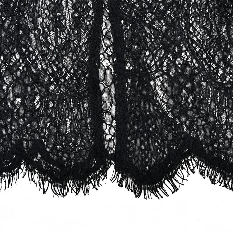 Ursula Lace Backless Mini Dress