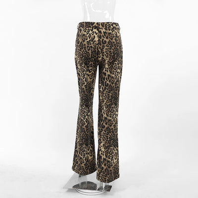 Leopard Print Jogger Pants