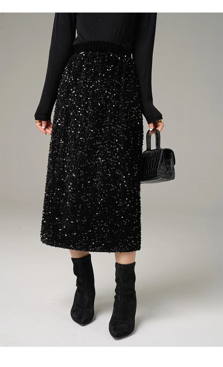 DIANA Sequined Skirt