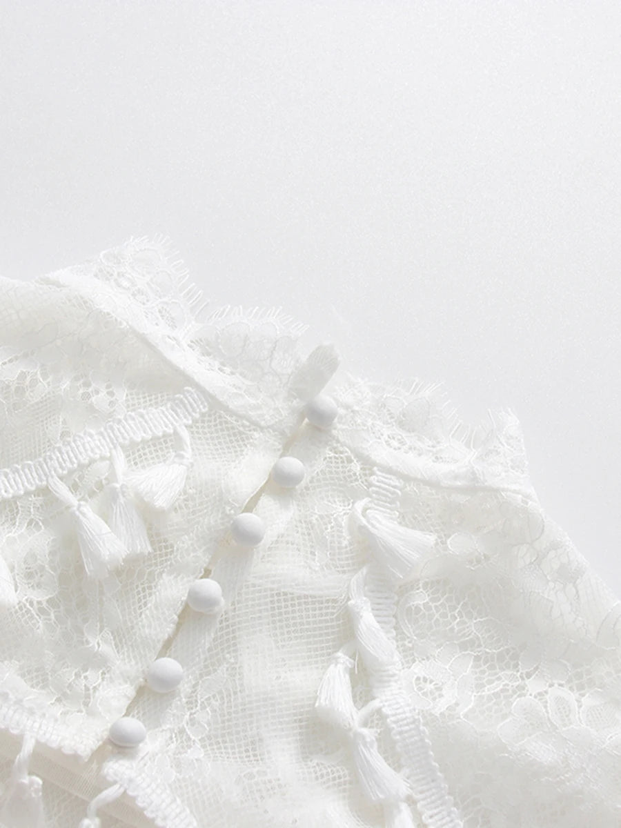 Ivory Nocturne Maxi Dress
