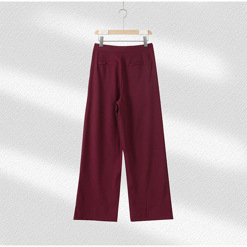 Velvet Blazer Pants Set