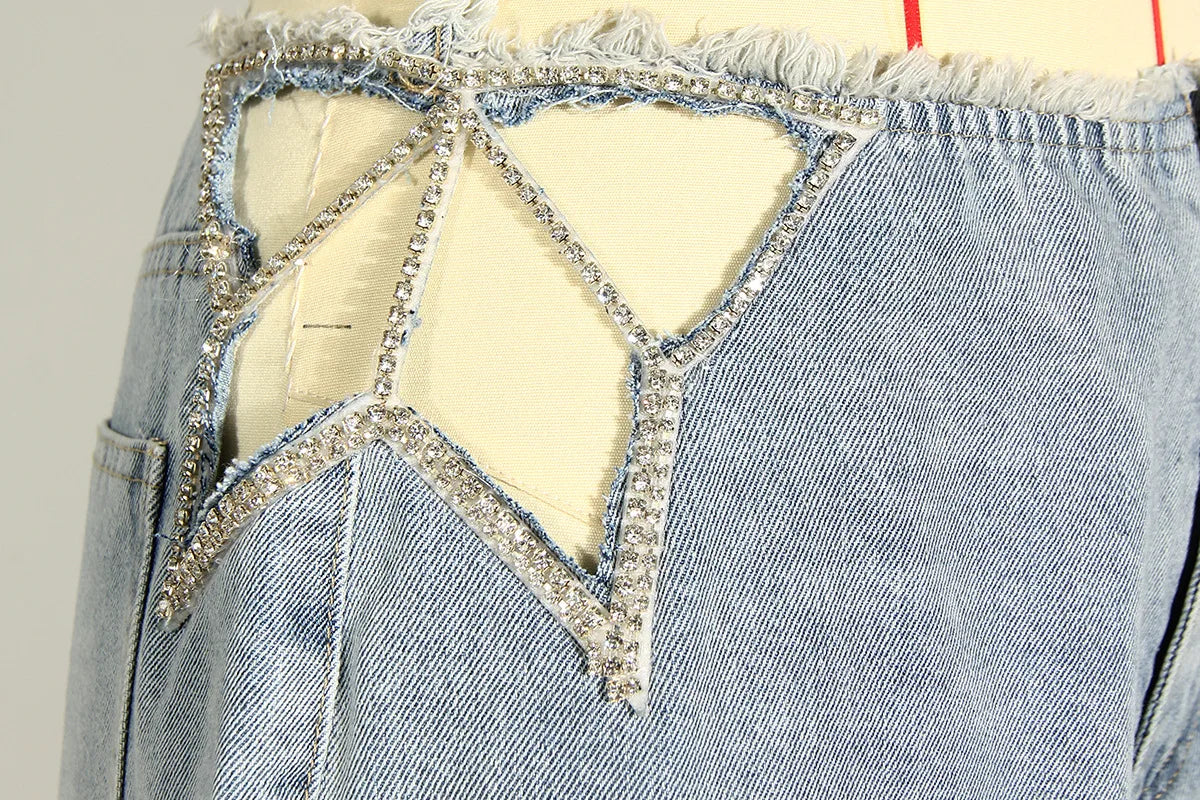 Star Denim Pants