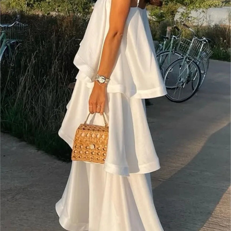 Dana Ruffled Strapless Dress