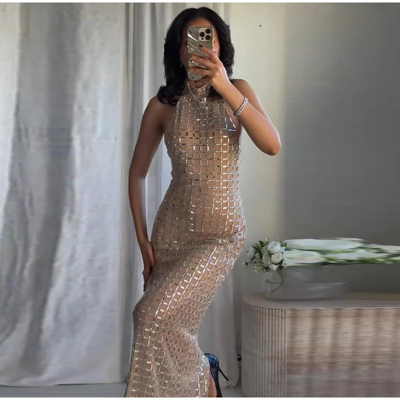 Edwina Rhinestone Dress