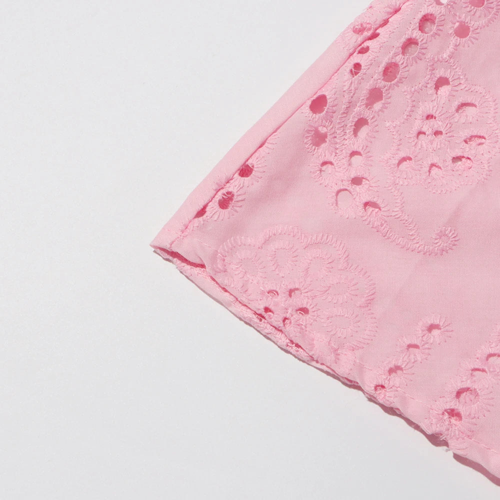 Embroidered Two Piece Set