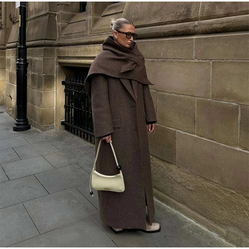 Ausra Woolen Long Coats