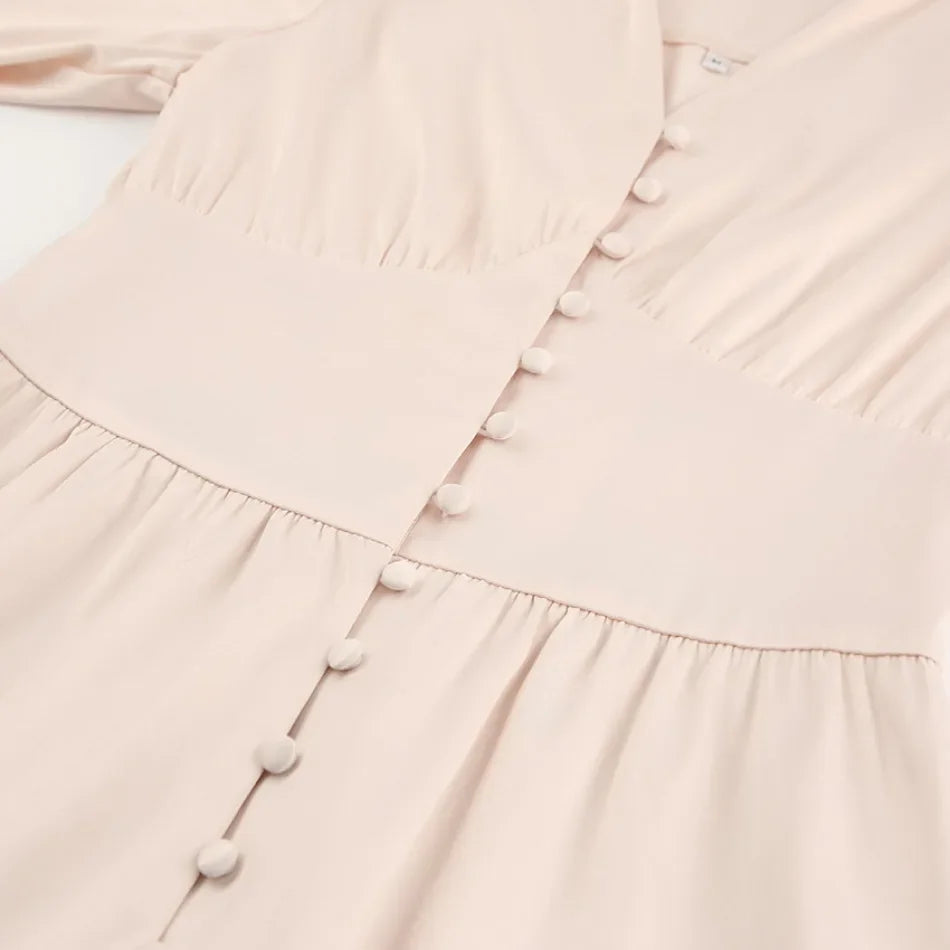 Khalesia Single Breasted  Dress