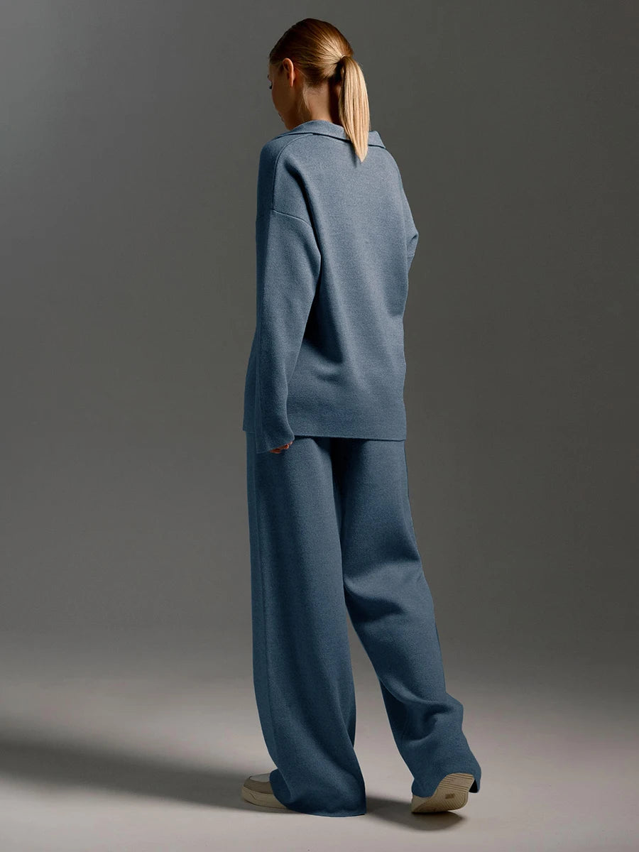 Daria Thick Knitted Suit