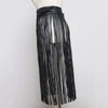 Carla  Pu Leather Long Tassel Belt