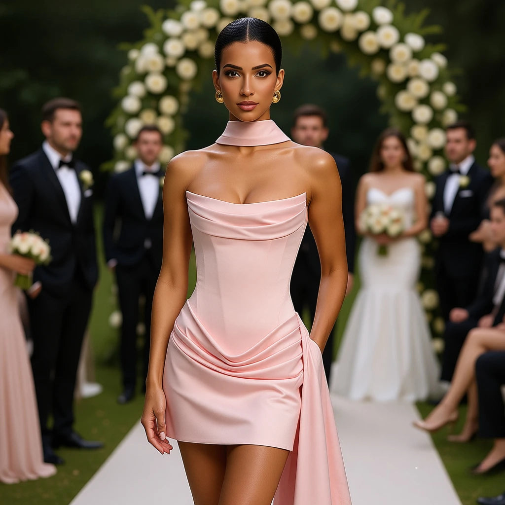 Denise Strapless Corset Dress