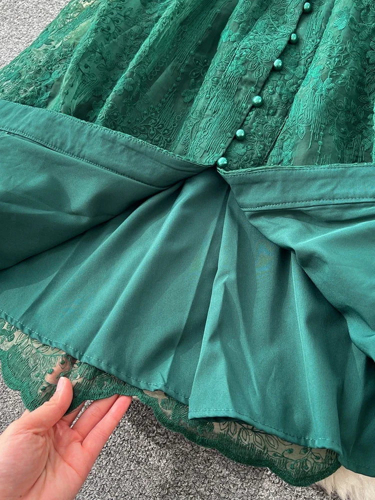 French  Embroidery Dress