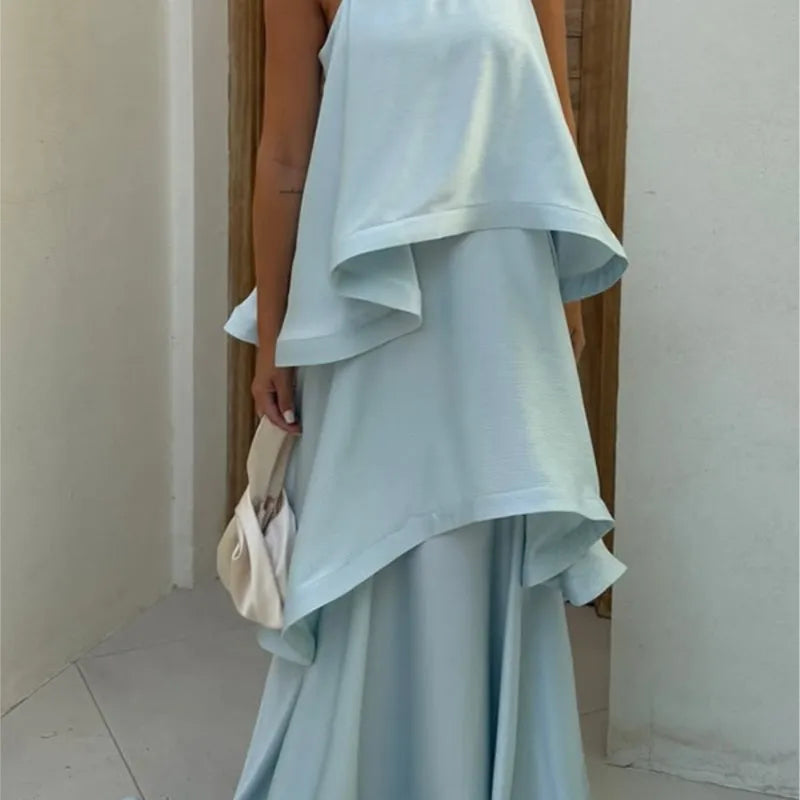 Dana Ruffled Strapless Dress