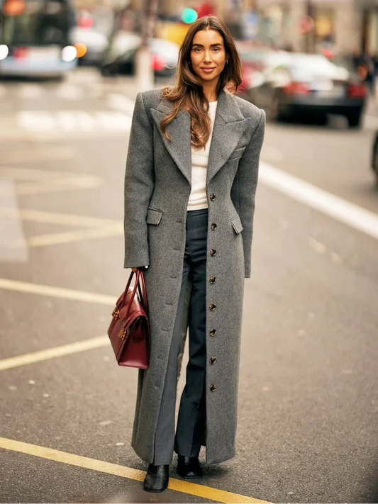 Ausra Woolen Long Coats