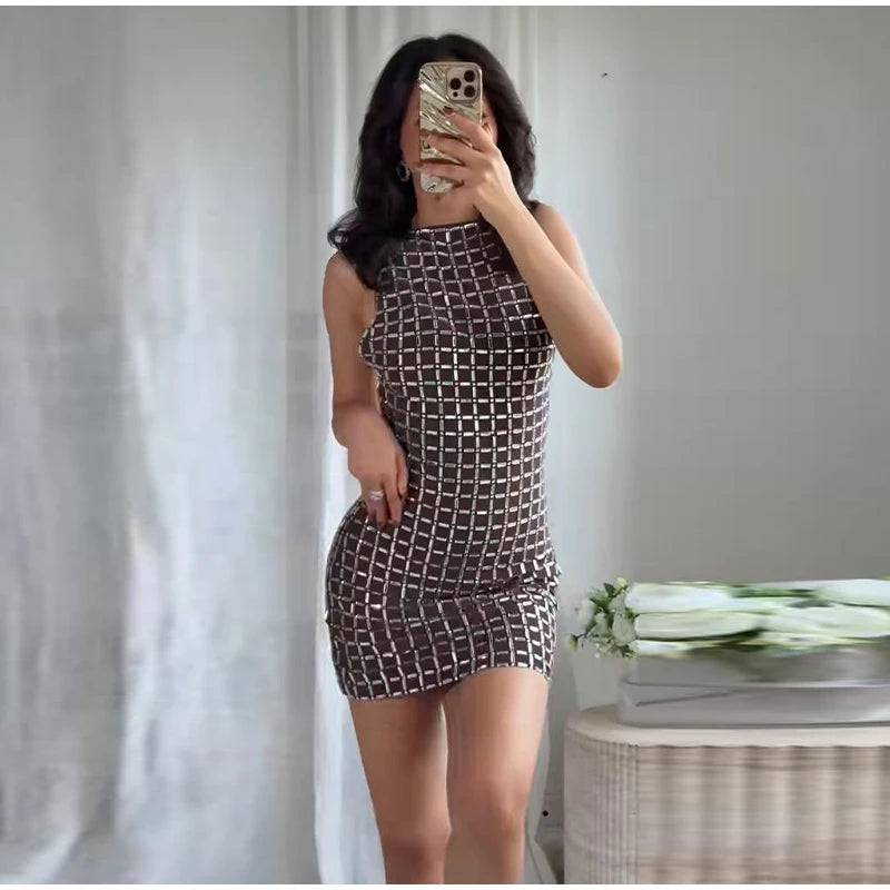 Edwina Rhinestone Dress