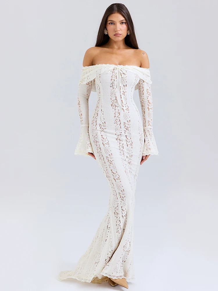 Amany Off-shoulder Maxi Dress