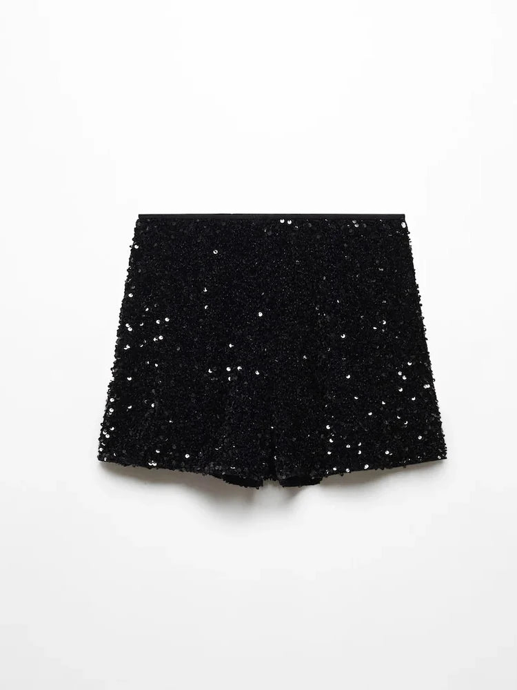 Sequin Shorts Set