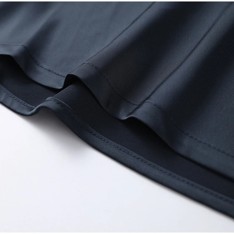 Audrey  Satin Halter Backless Maxi Dress