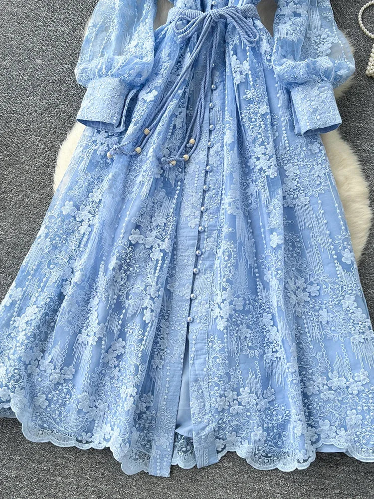 French  Embroidery Dress