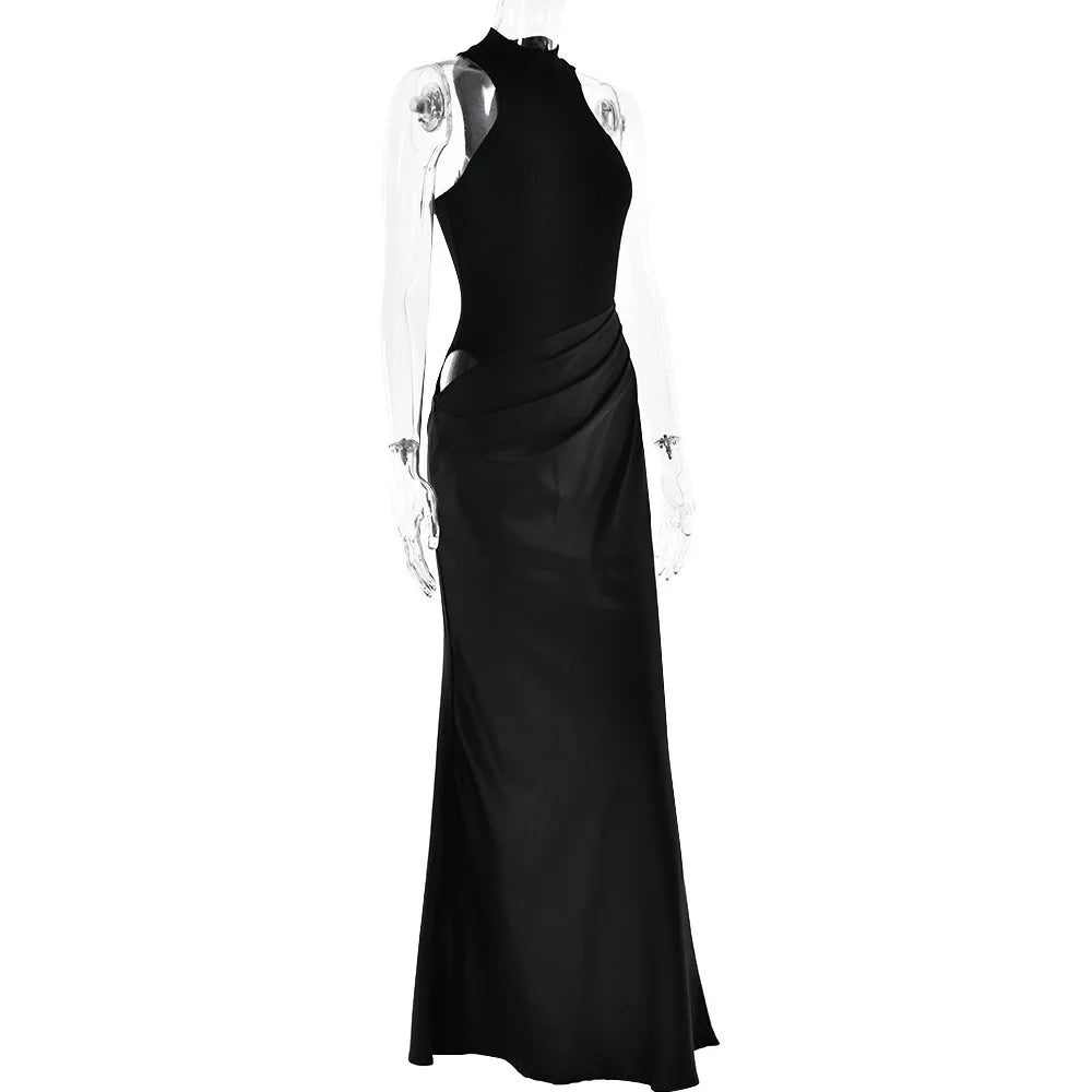 Juiana  Satin Maxi Dress