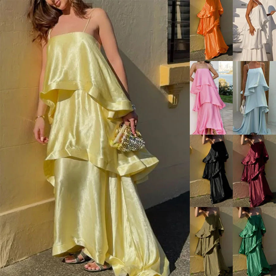 Dana Ruffled Strapless Dress