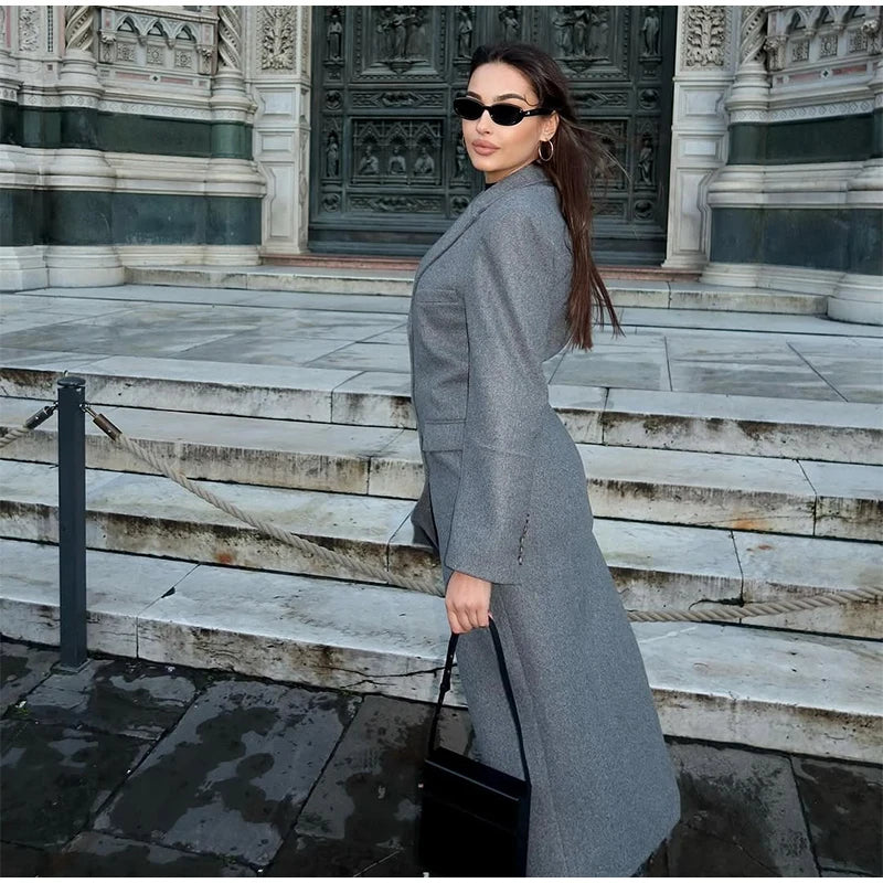 Ausra Woolen Long Coats