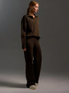 Daria Thick Knitted Suits Polo Neck Sweater & Wide Leg Pants