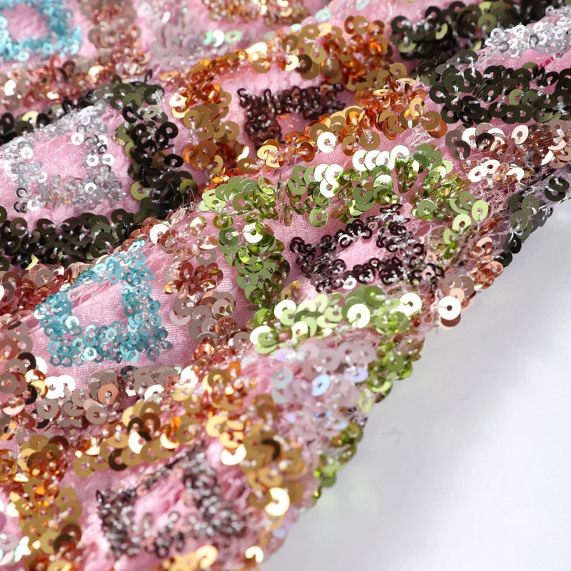 Sexy Sequined  Short Dress