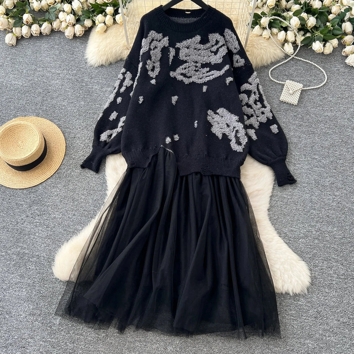 Elodie Sweater Loose Dress