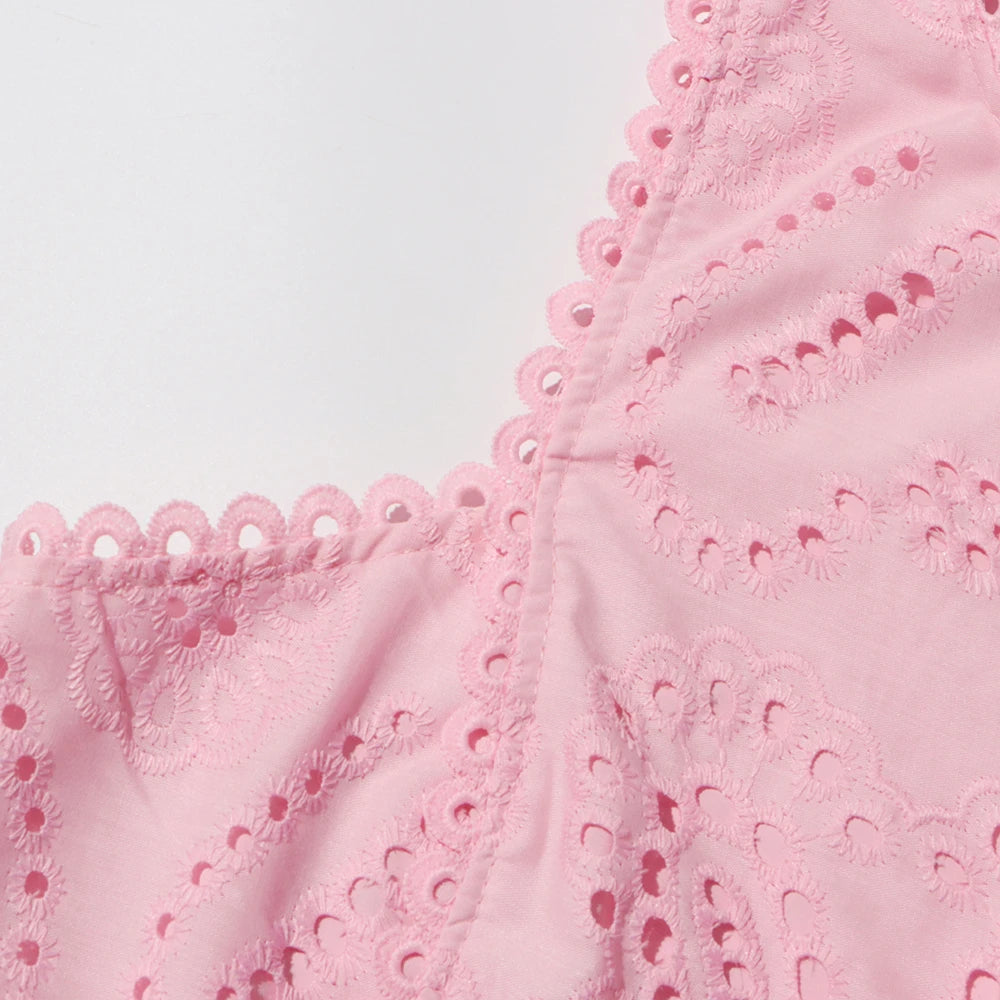 Embroidered Two Piece Set