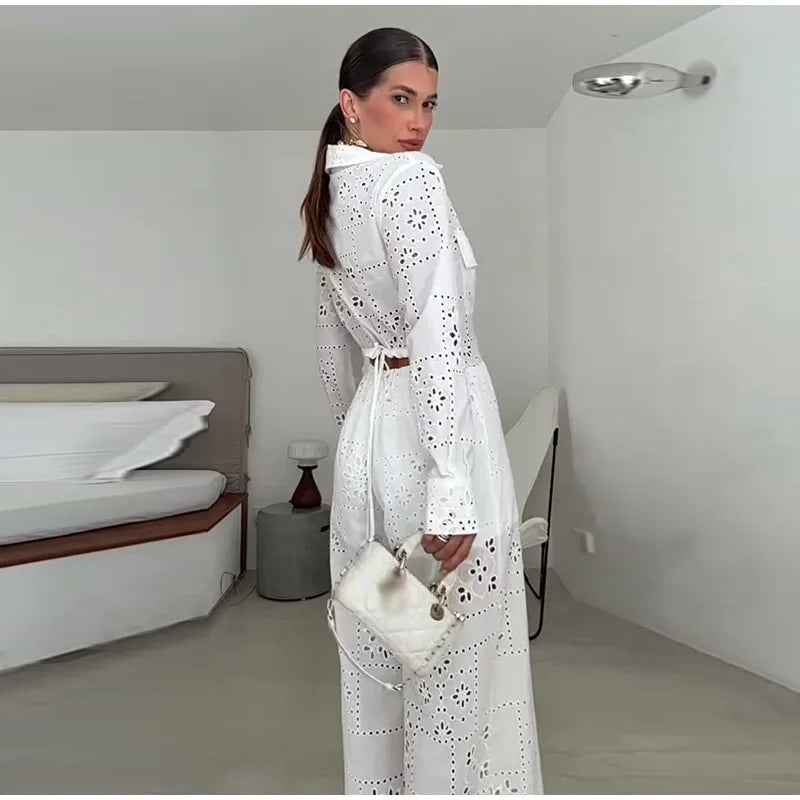 Eyelet  Jumpsuit