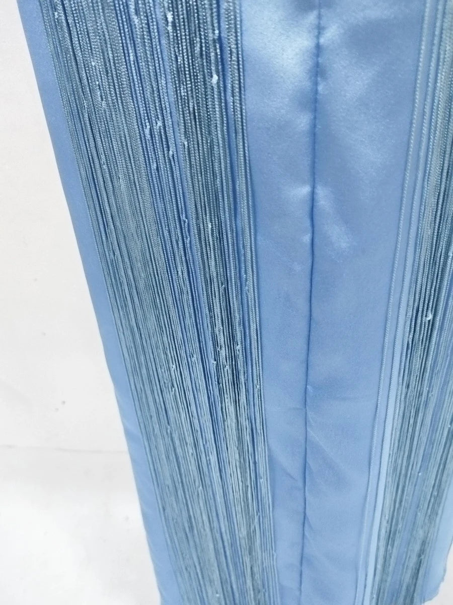 Icy Blue Tassels Dress