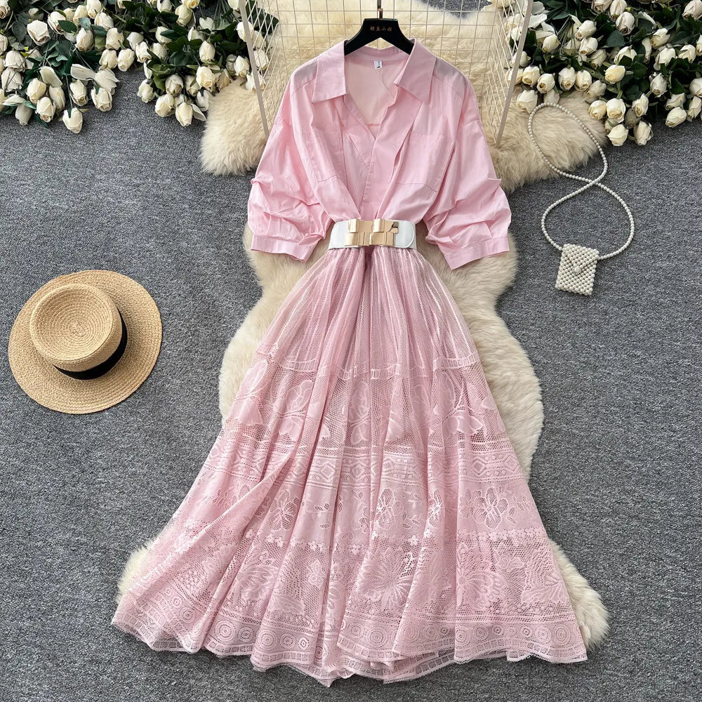 OPHELIA Maxi Shirtdress