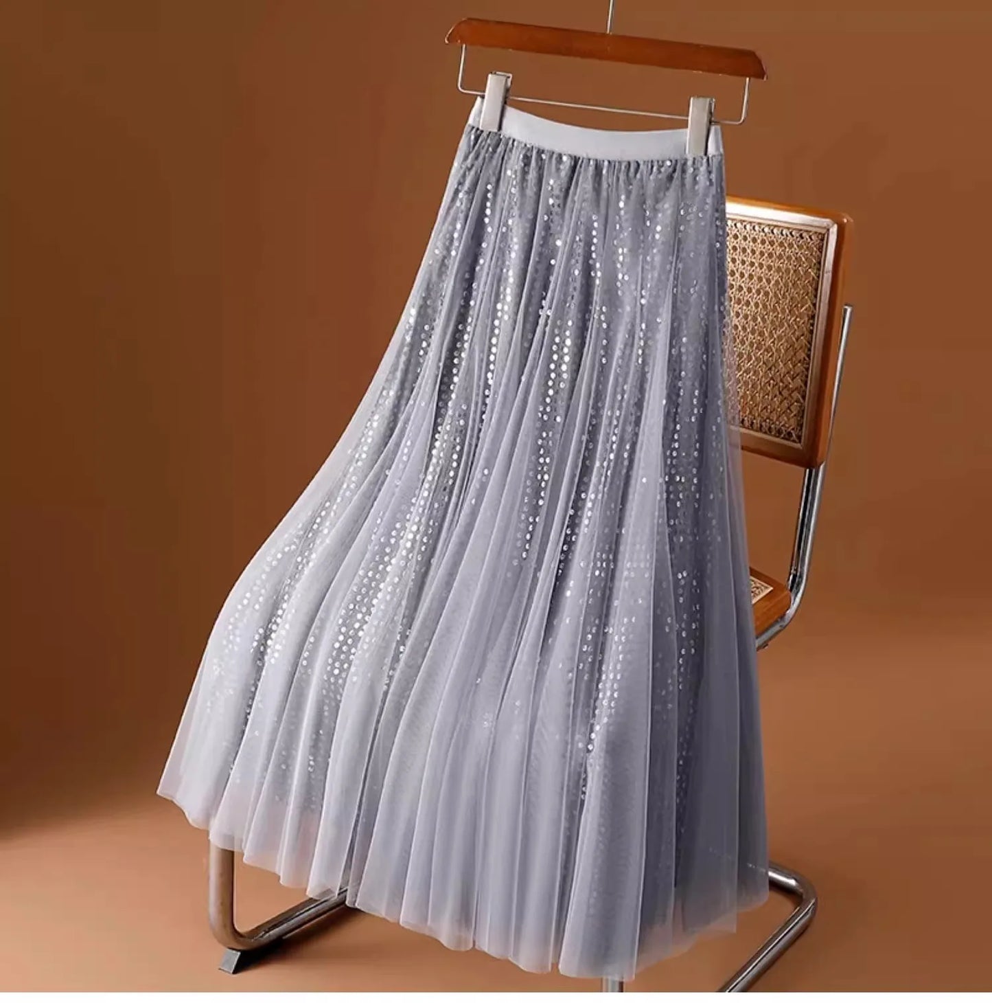 Mona Sequin Skirt