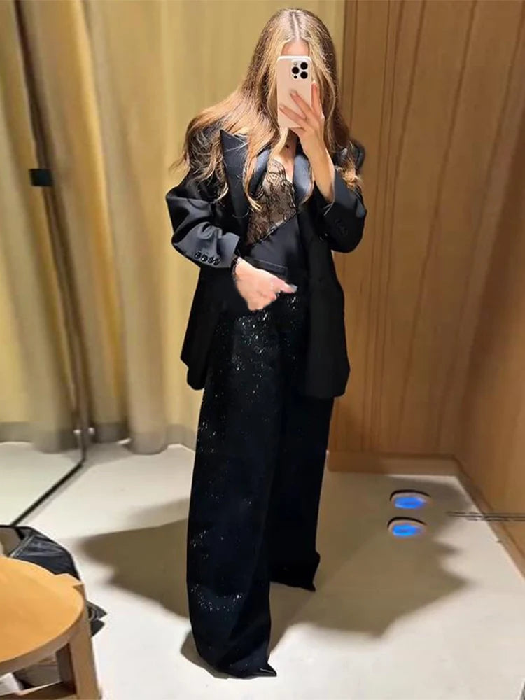 Shiny Rhinestone  Jeans