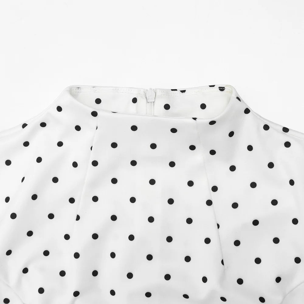 Polka Dot Long Dress Summer